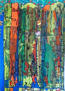 maske serija 3 slika 10 29x40 acril